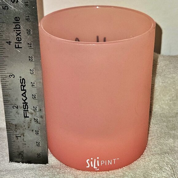 Harley-Davidson Silipint Pink Wine Glass Cup - Picture 2 of 4